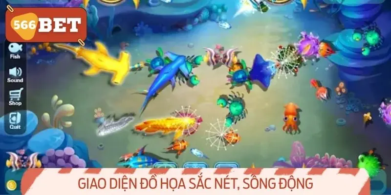Giao diện đồ họa sắc nét, sống động
