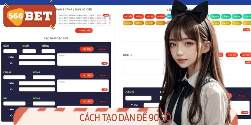 cách tạo dàn đề 90 sơ