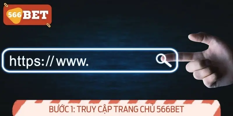 Truy cập trang chủ thông qua đường link chính thống để đảm bảo an toàn.